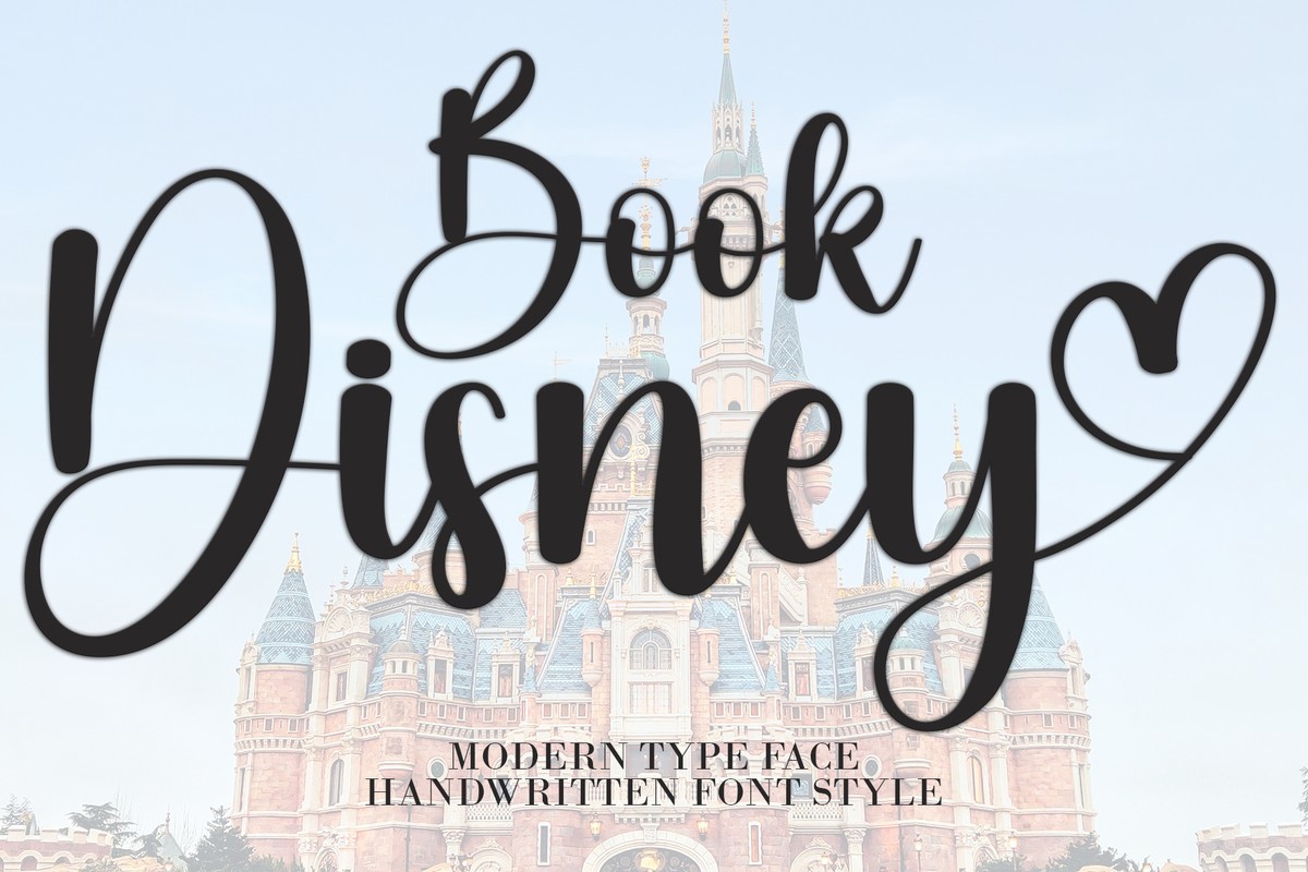 Book Disney Font