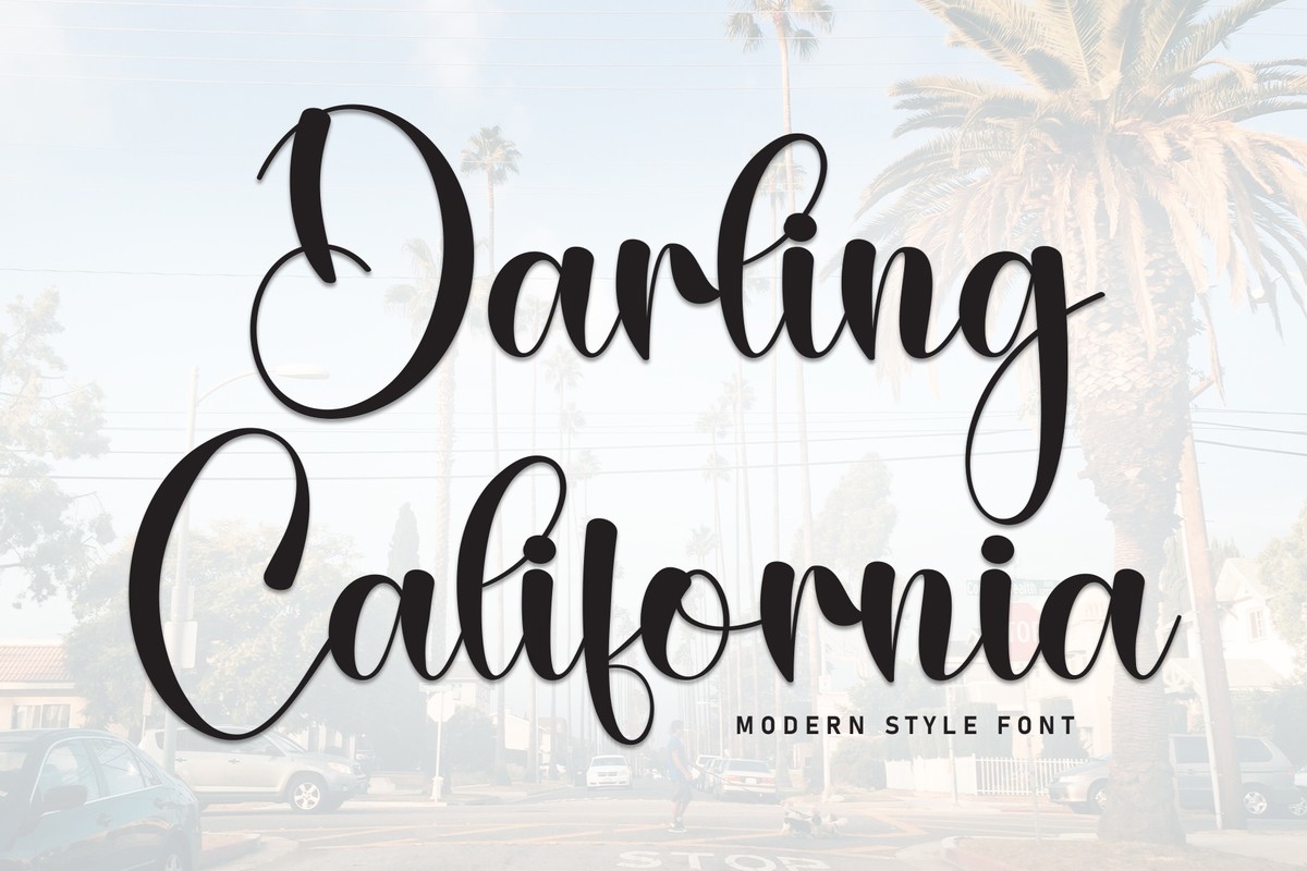 Darling California Font