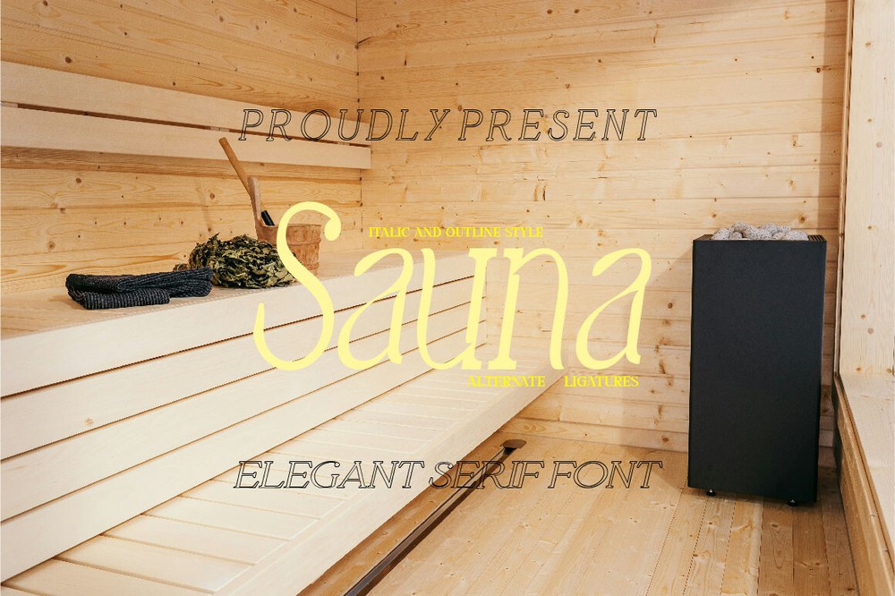 Sauna Font