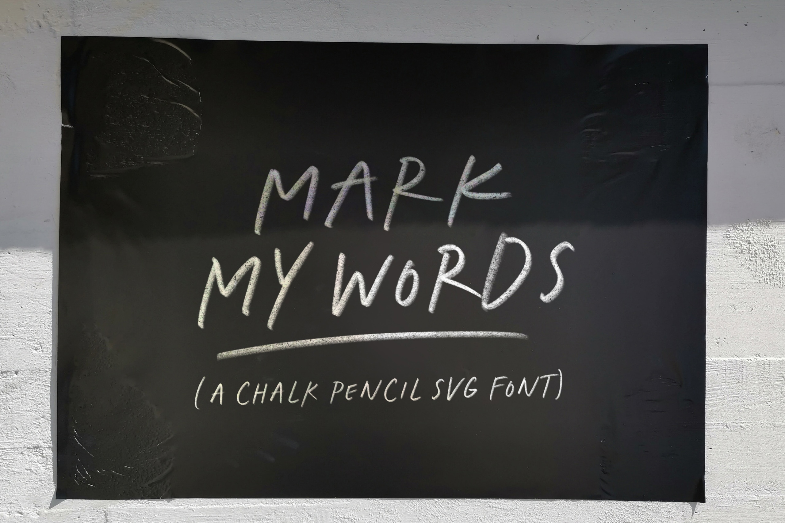 Mark My Words Font