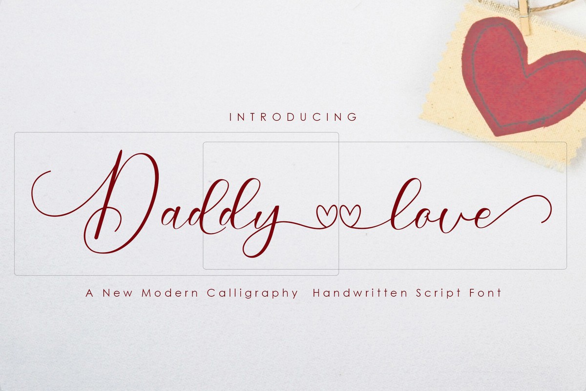 Daddy Love Font