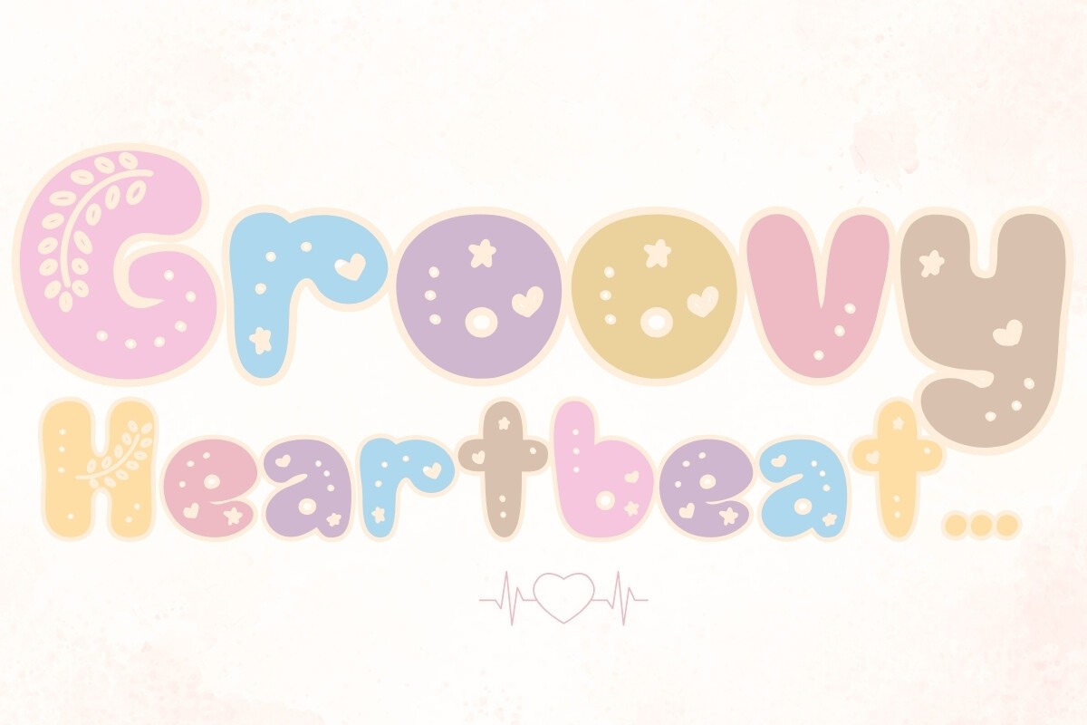 Groovy Heartbeat Font