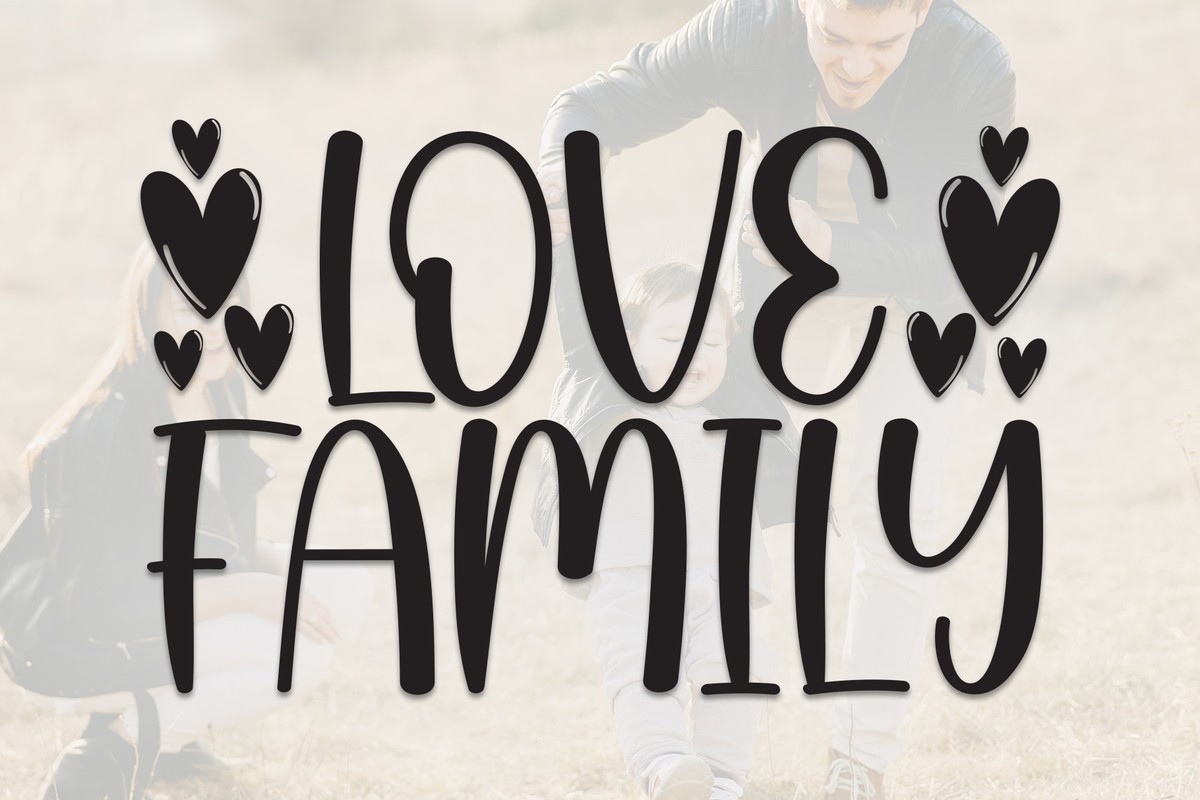 Love Family Font