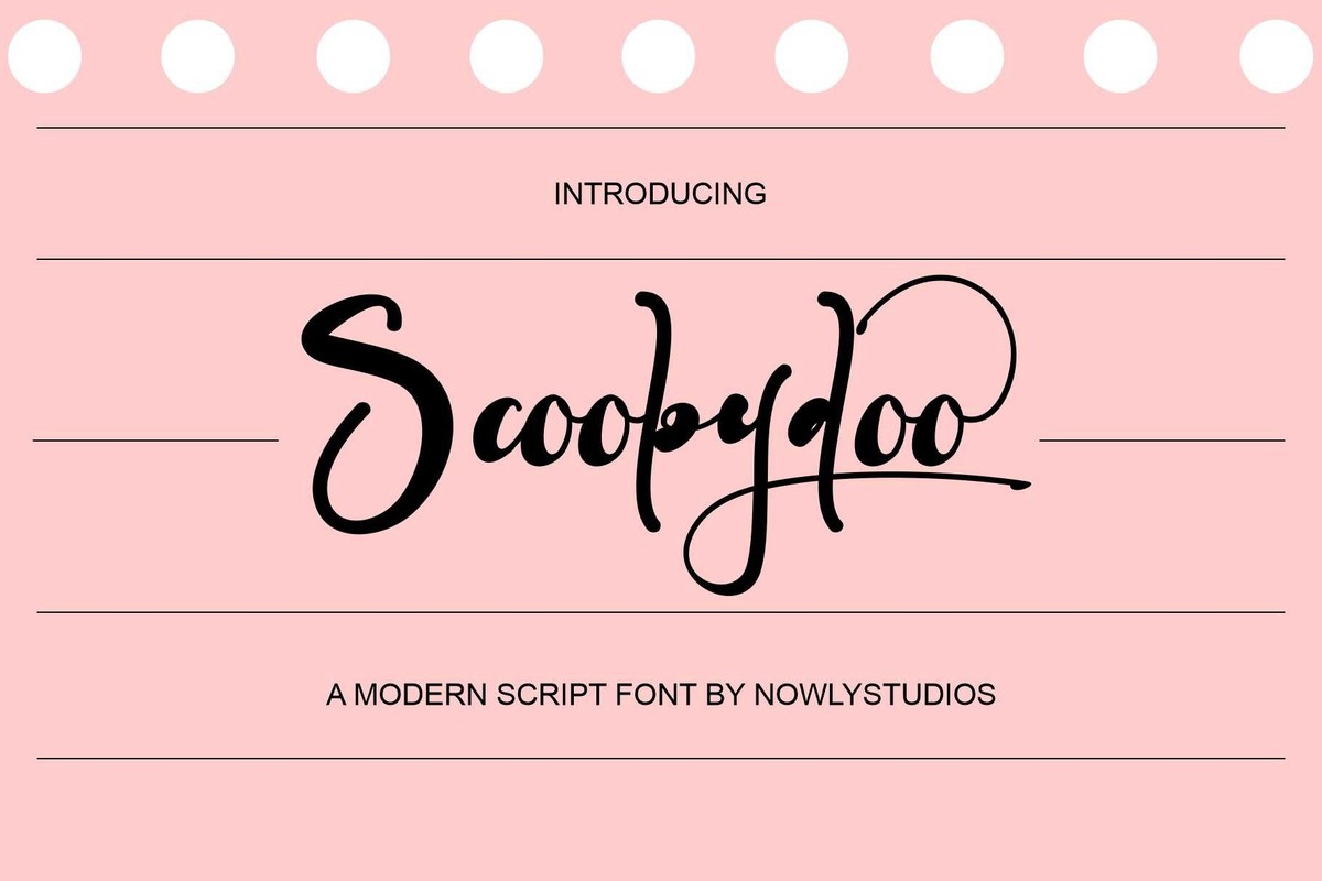 Scoobydoo Font