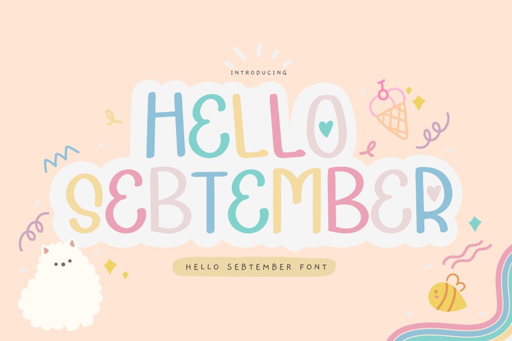 Hello September Font