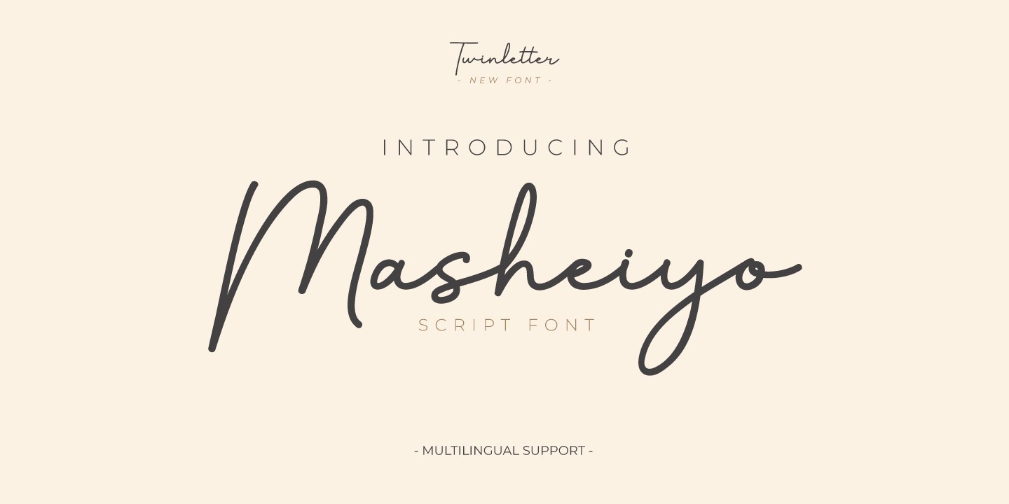 Masheiyo Font