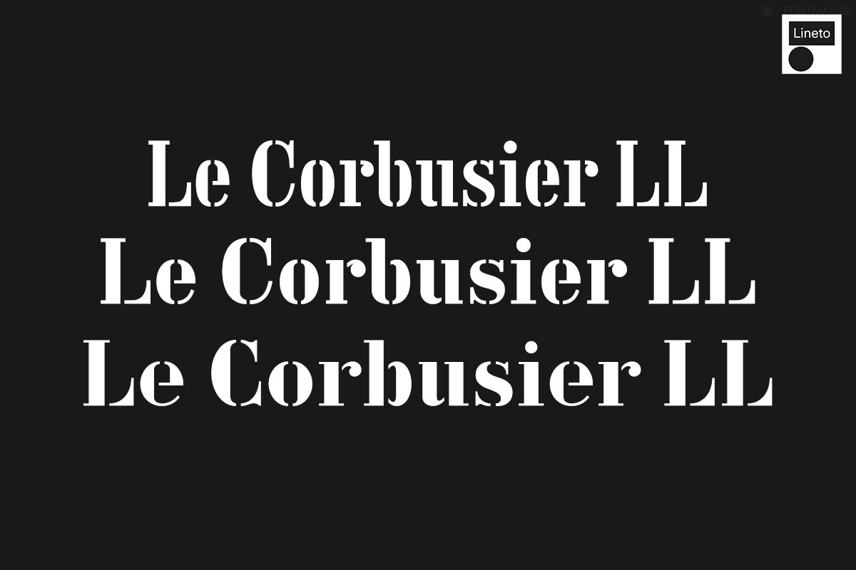 Le Corbusier LL Font