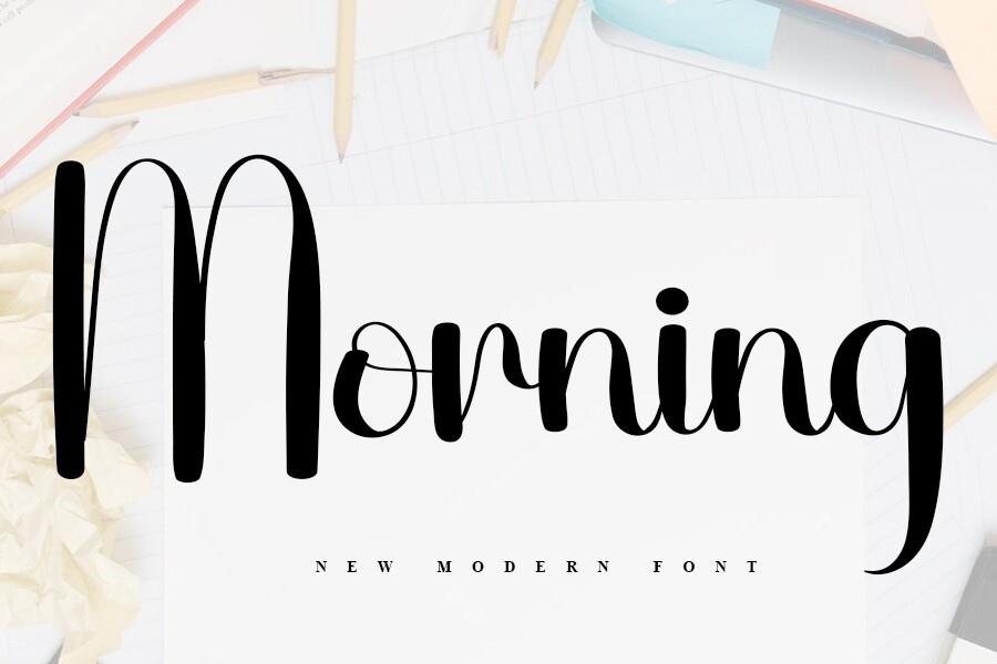 Morning Font