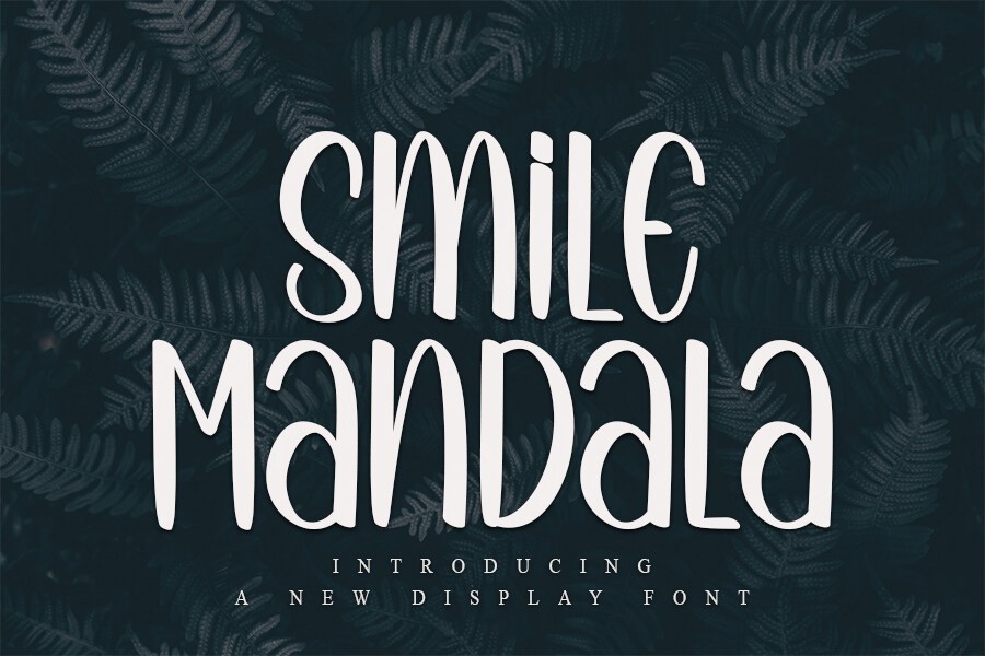 Smile Mandala Font