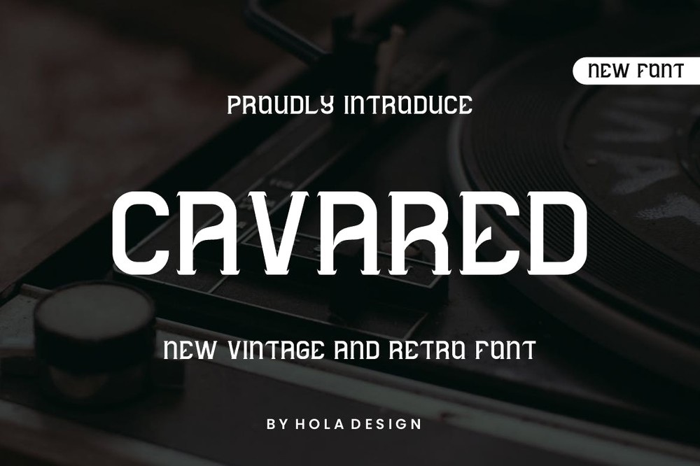 Cavared Font