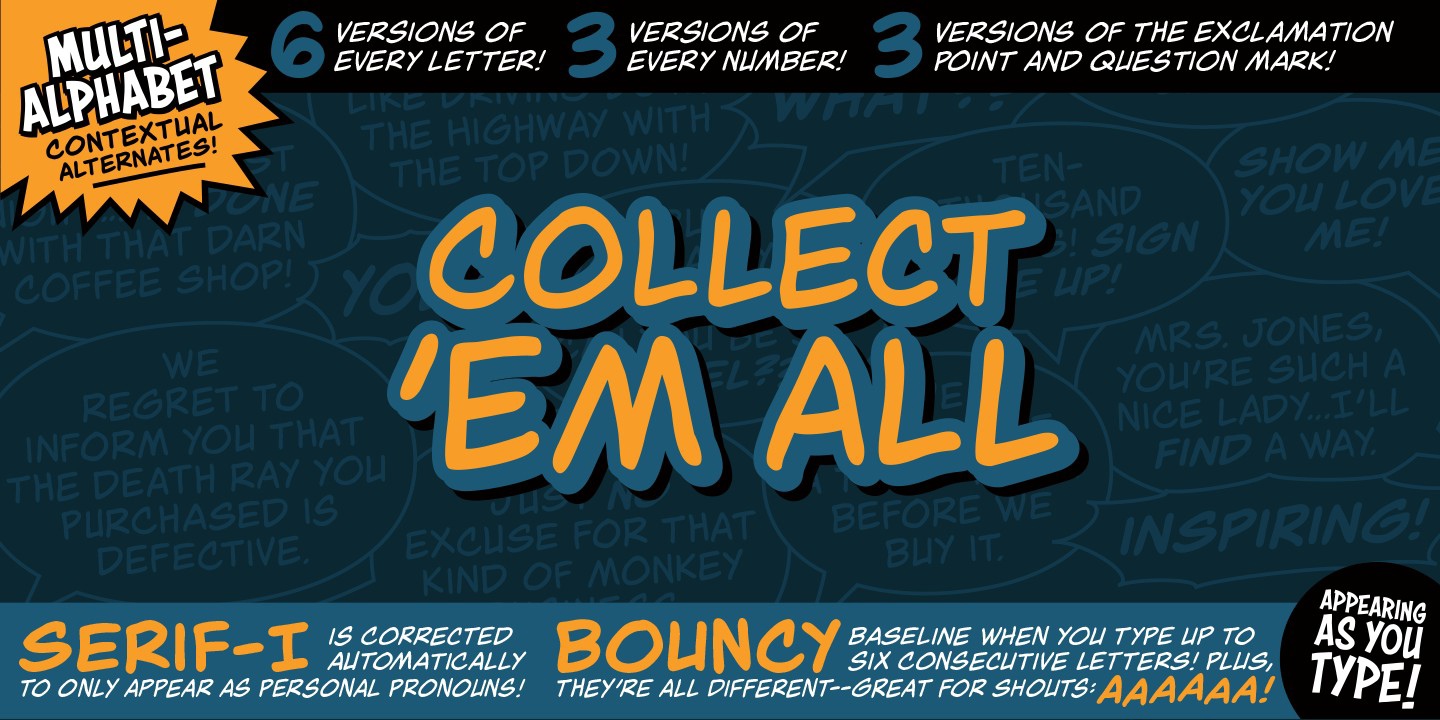 Collect Em All BB Font