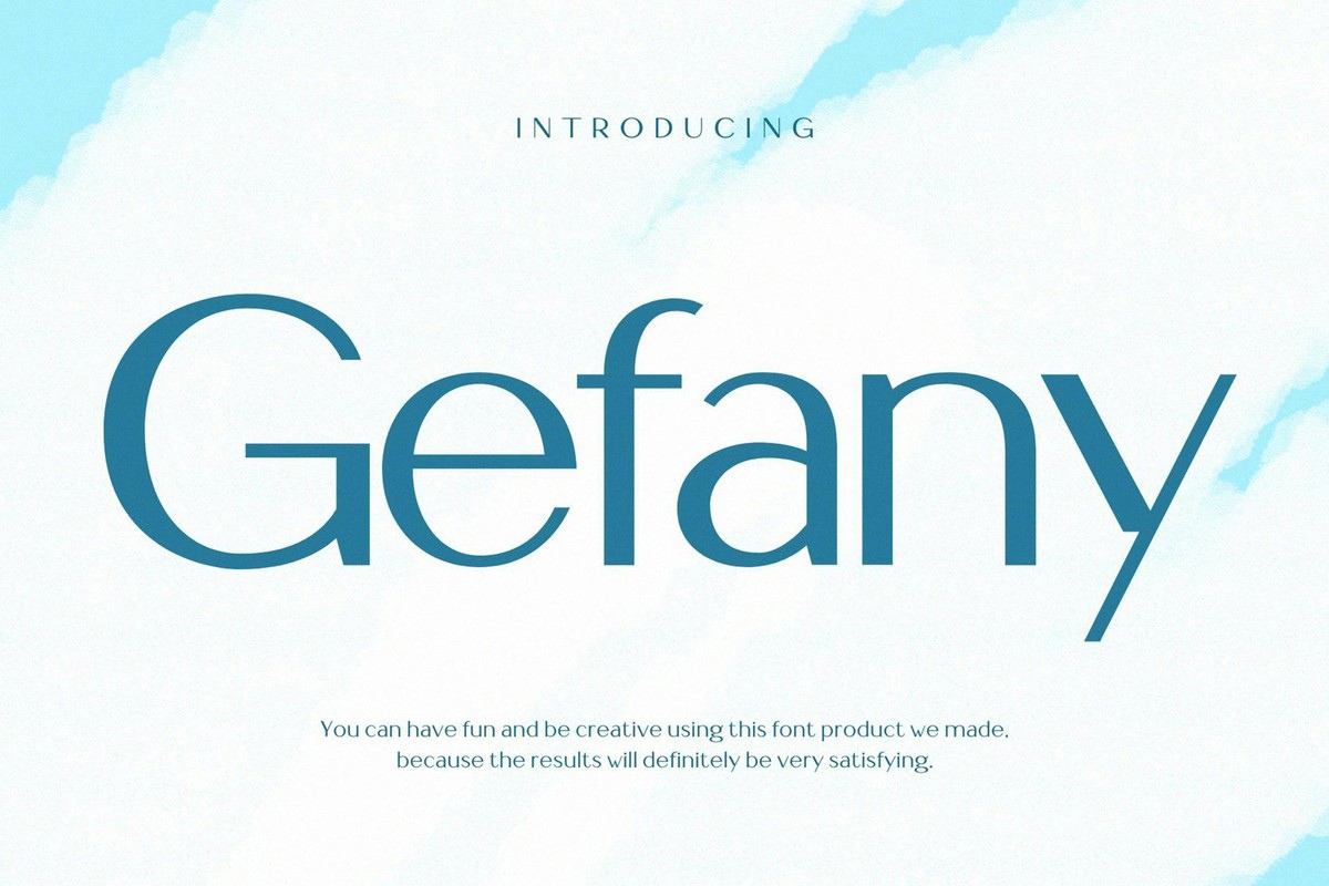 Gefany Font