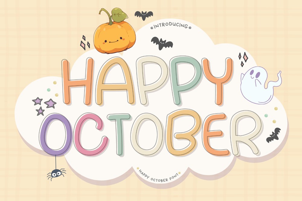 Happy October Font