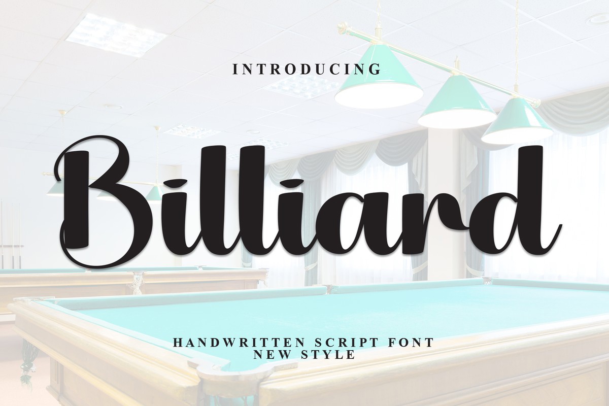 Billiard Font