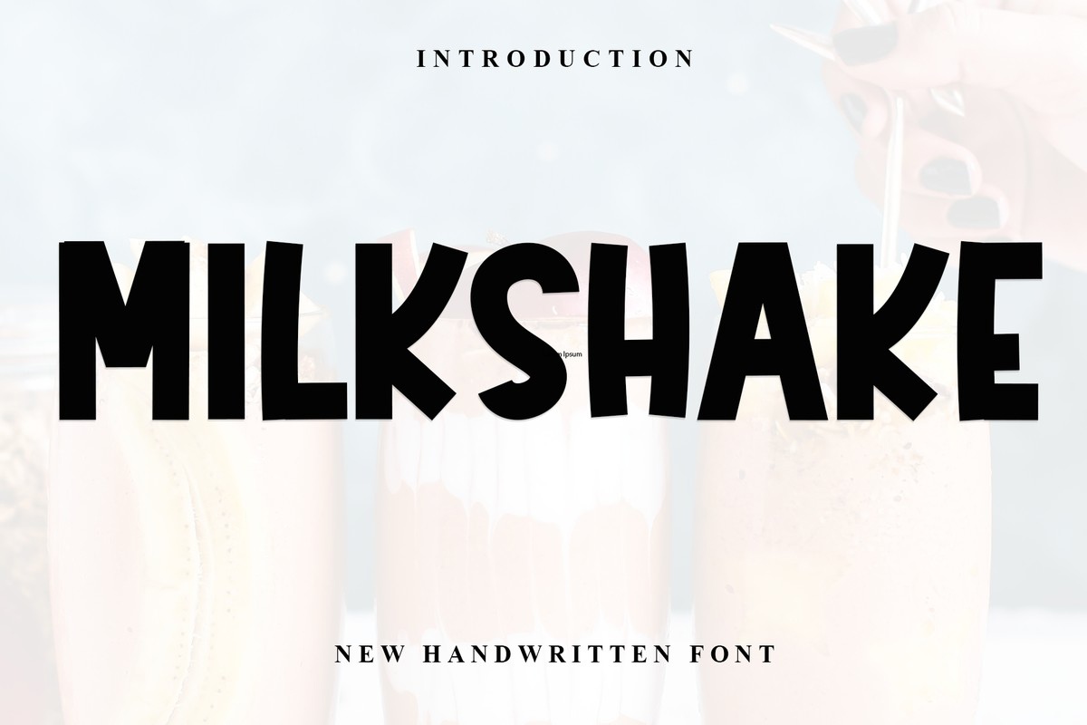 Milkshake Font