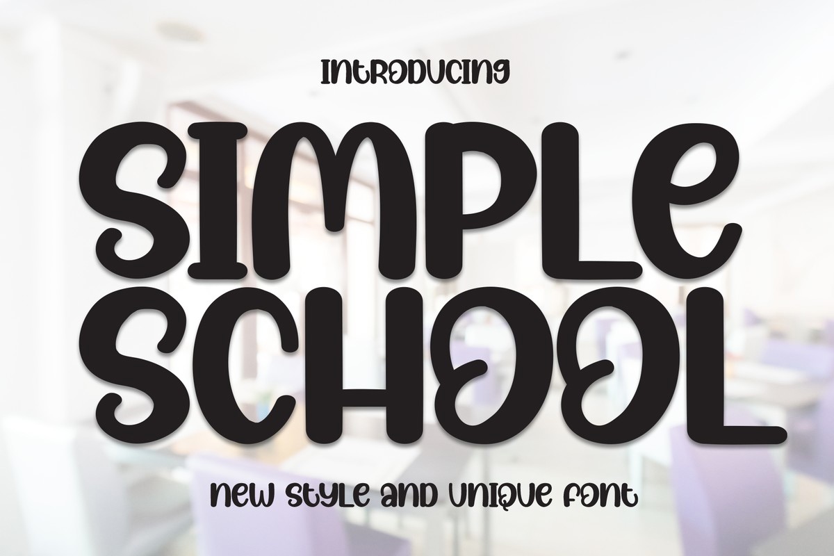 Simple School Font