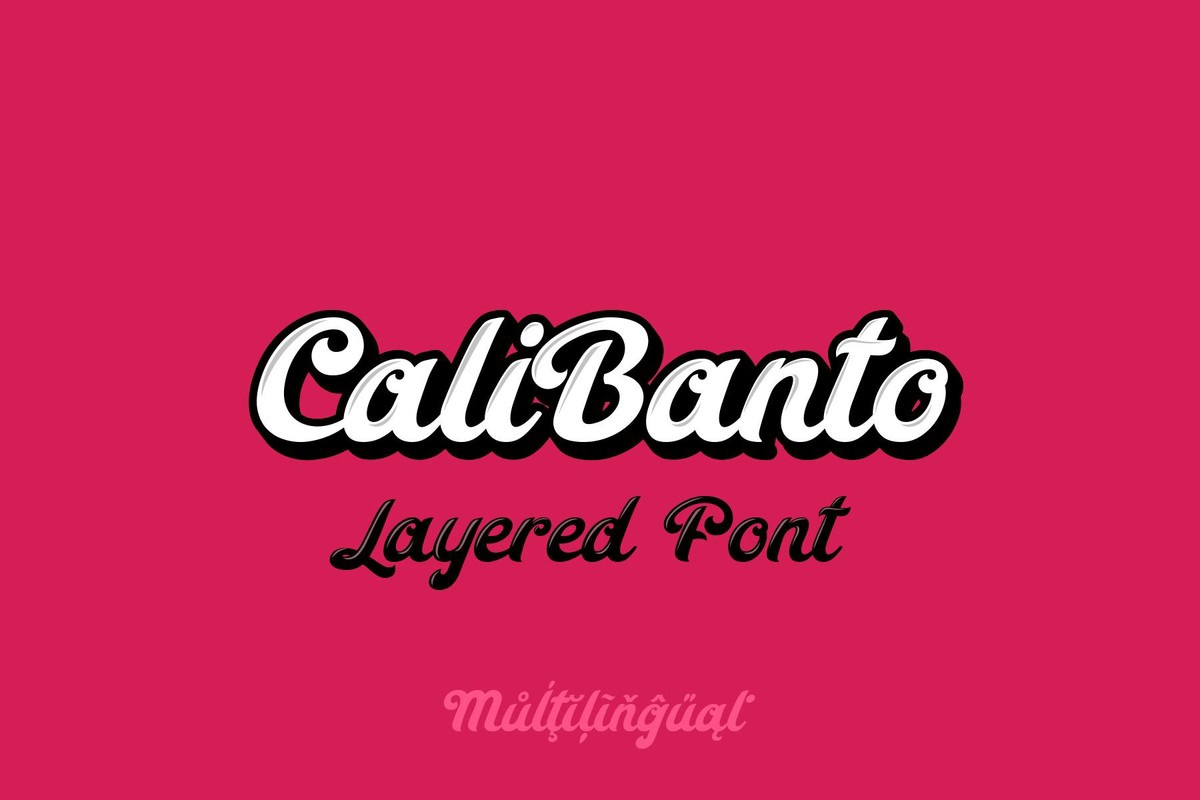 CaliBanto Font