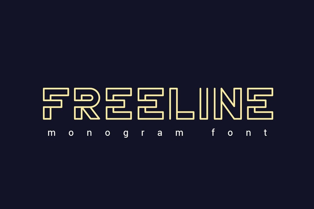 FreeLine Font