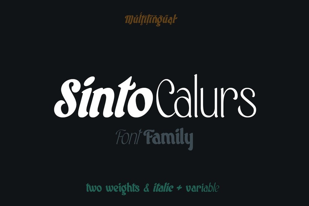 Sinto Calurs Font