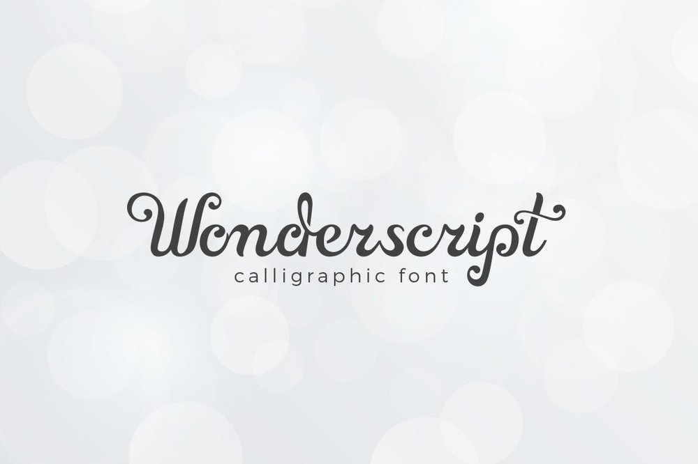 Wonderscript Font