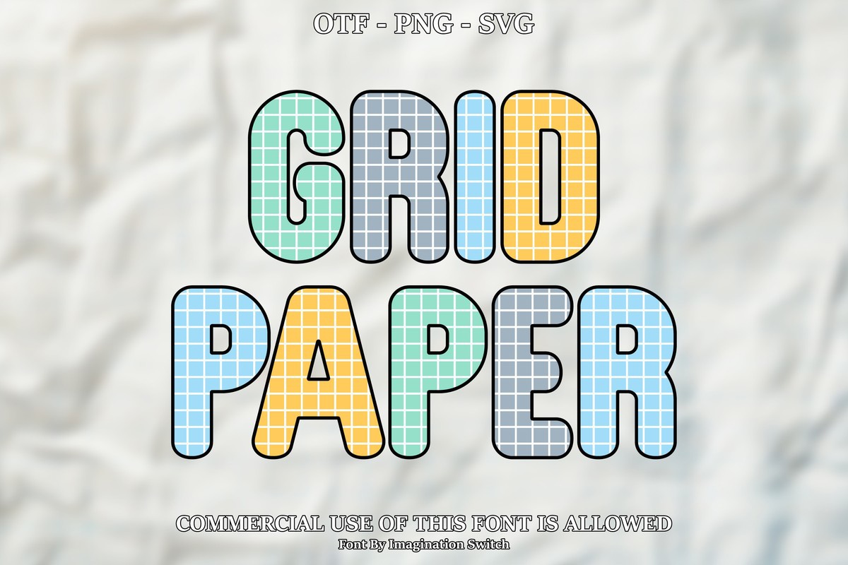 Grid Paper Font