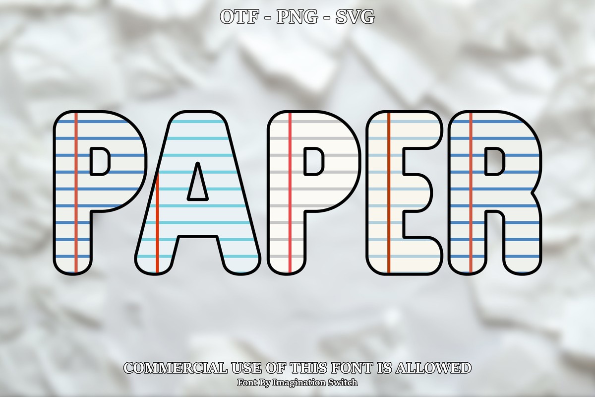 Paper Font