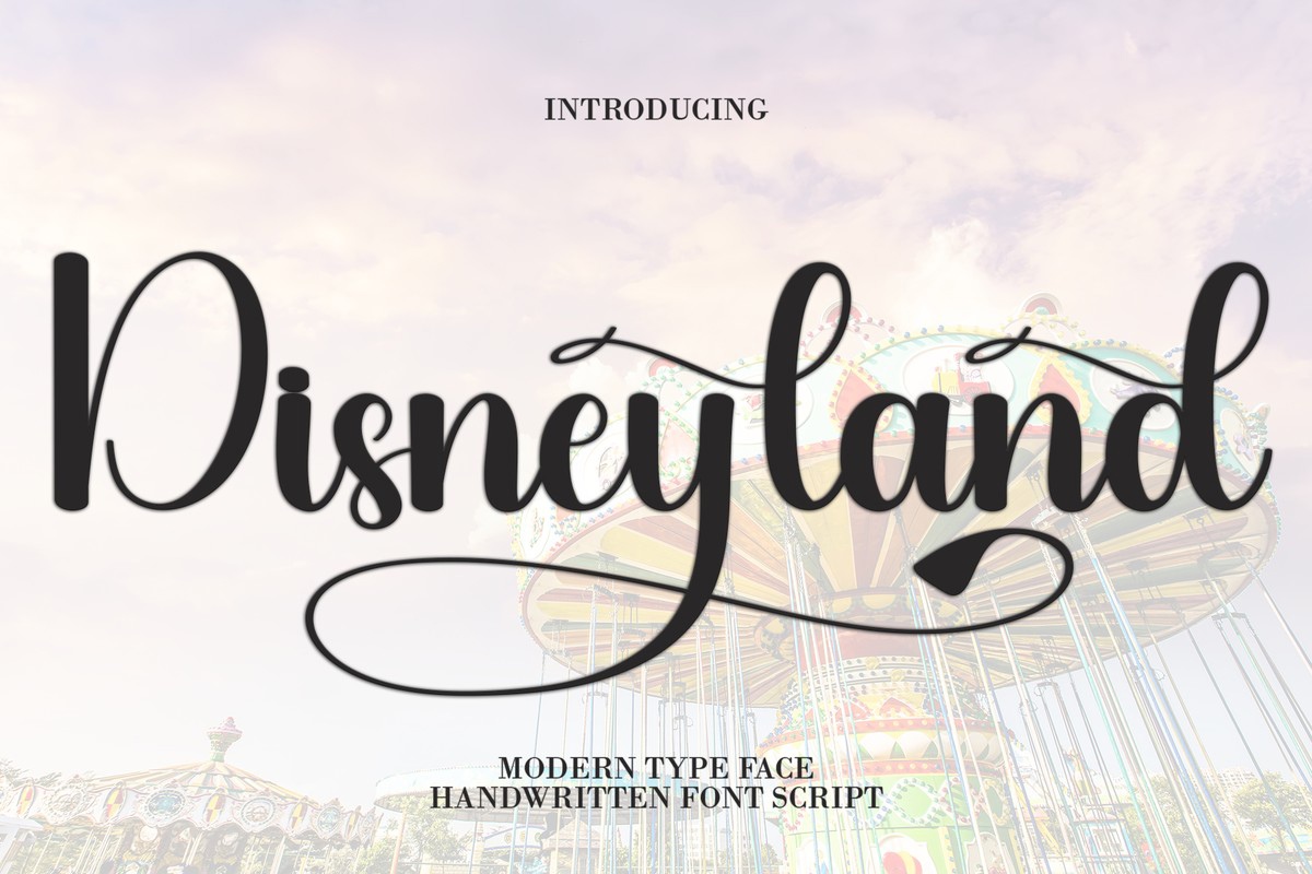 Disneyland Font