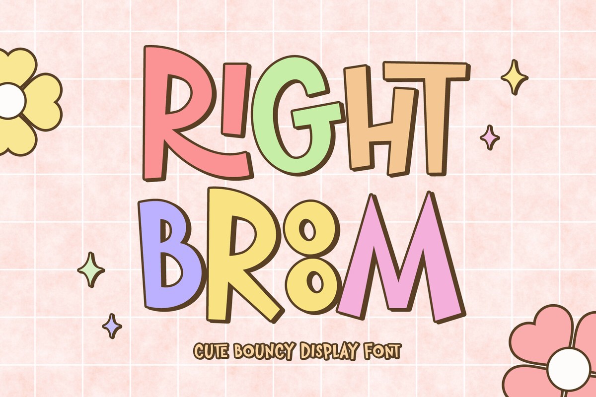 Right Broom Font