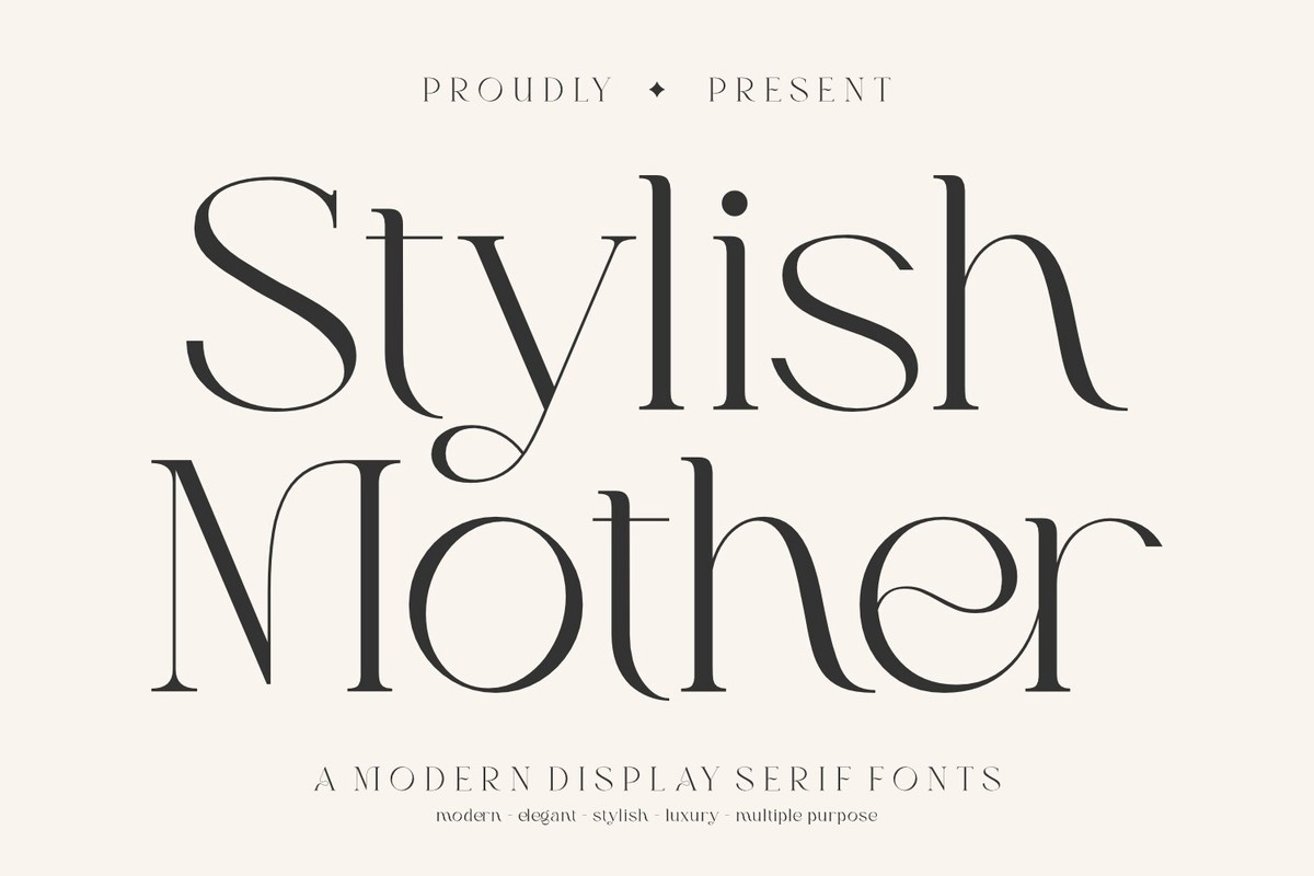 Stylish Mother Font