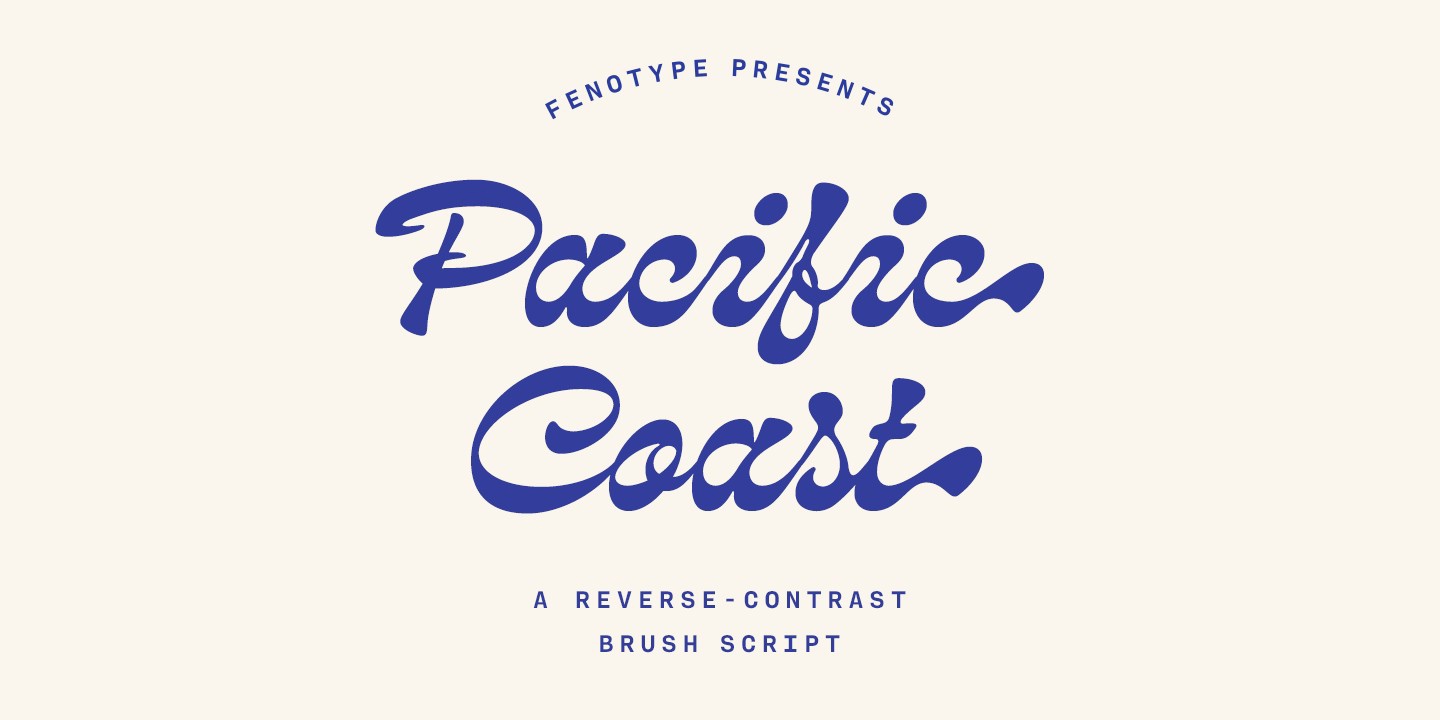 Pacific Coast Font