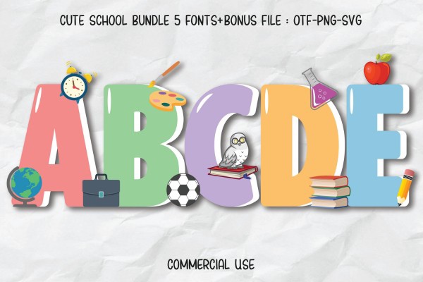 Cute School Font