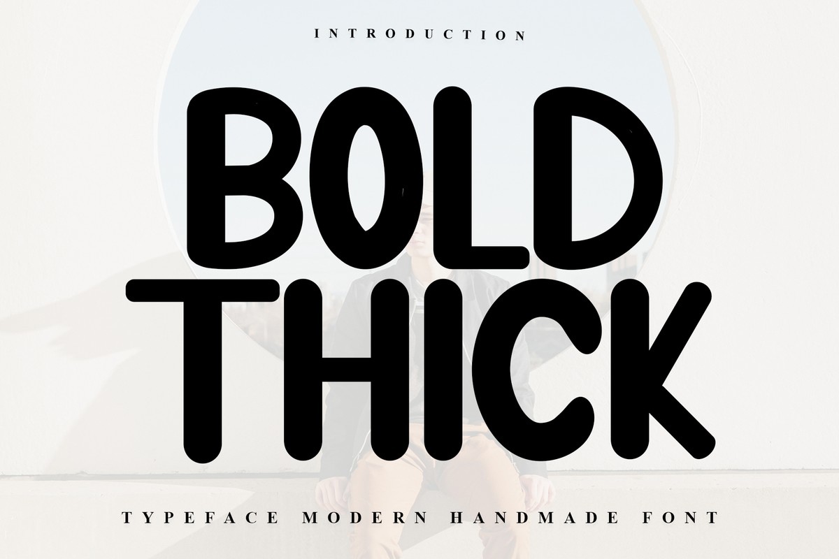 Bold Thick Font