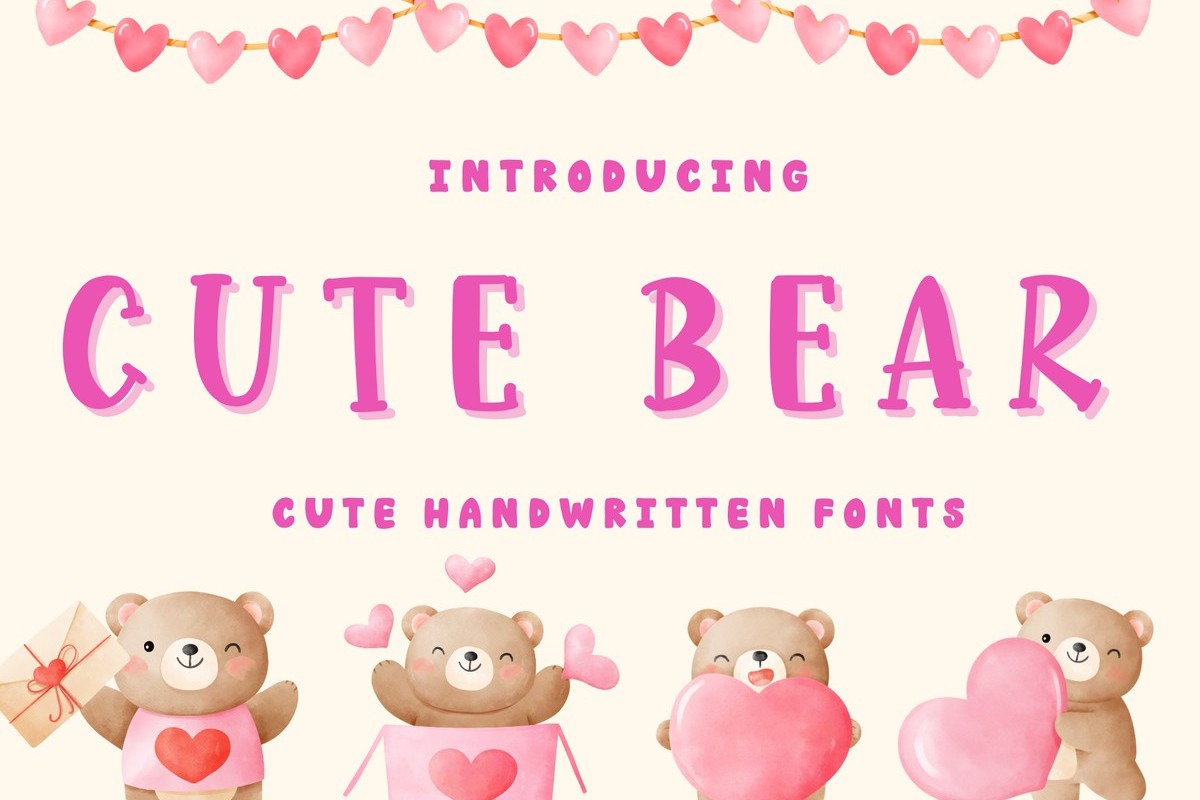 Cute Bear Font