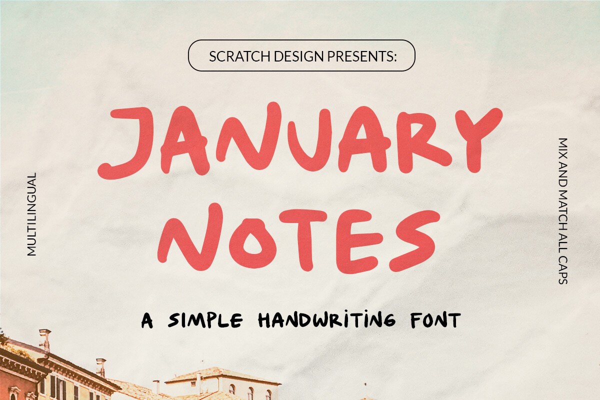 January Notes Font