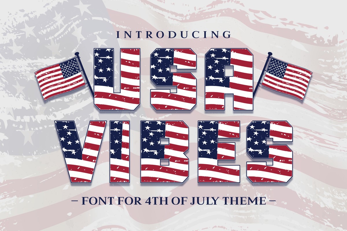 USA Vibes Font