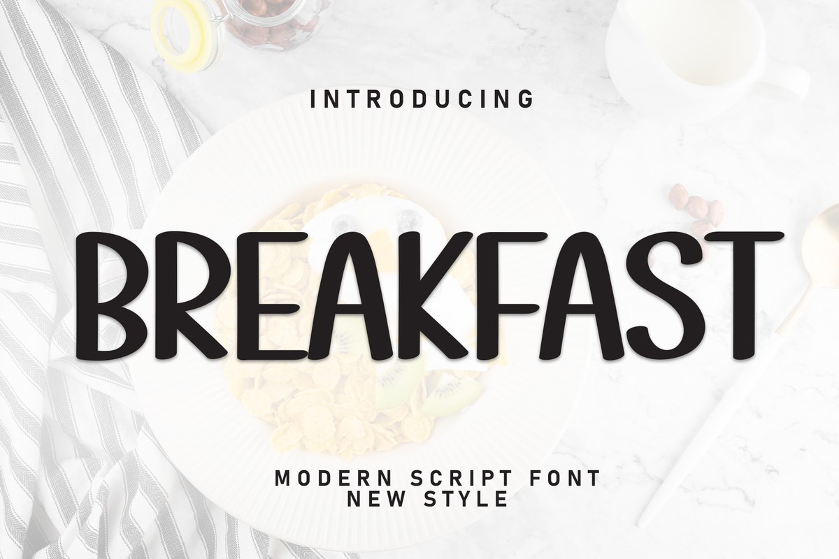 Breakfast Font