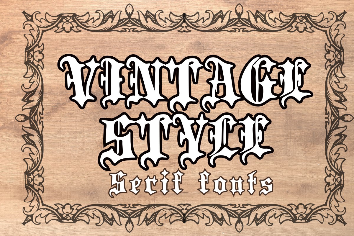 Vintage Style Font