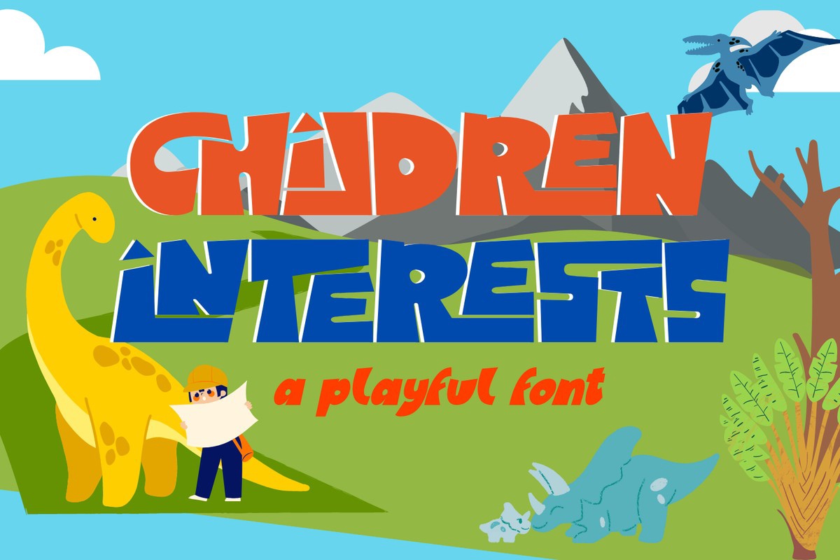 Children Interests Font