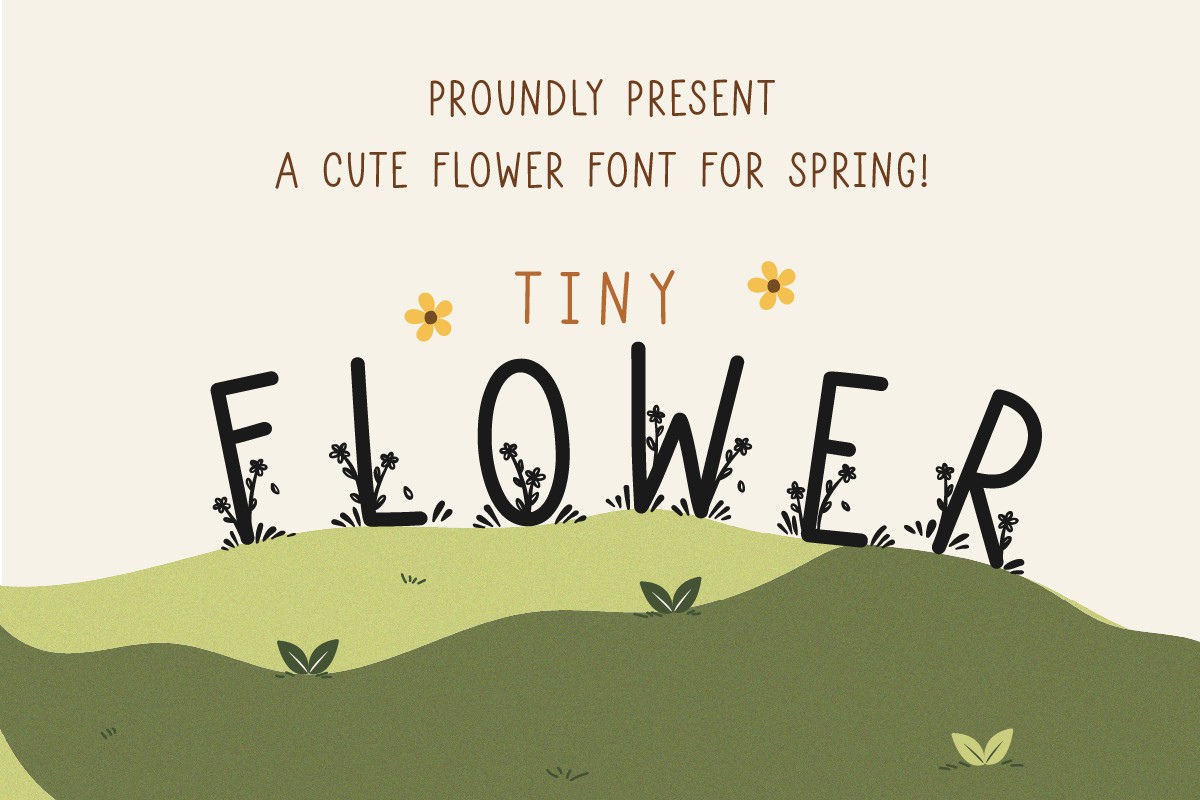 Tiny Flowers Font