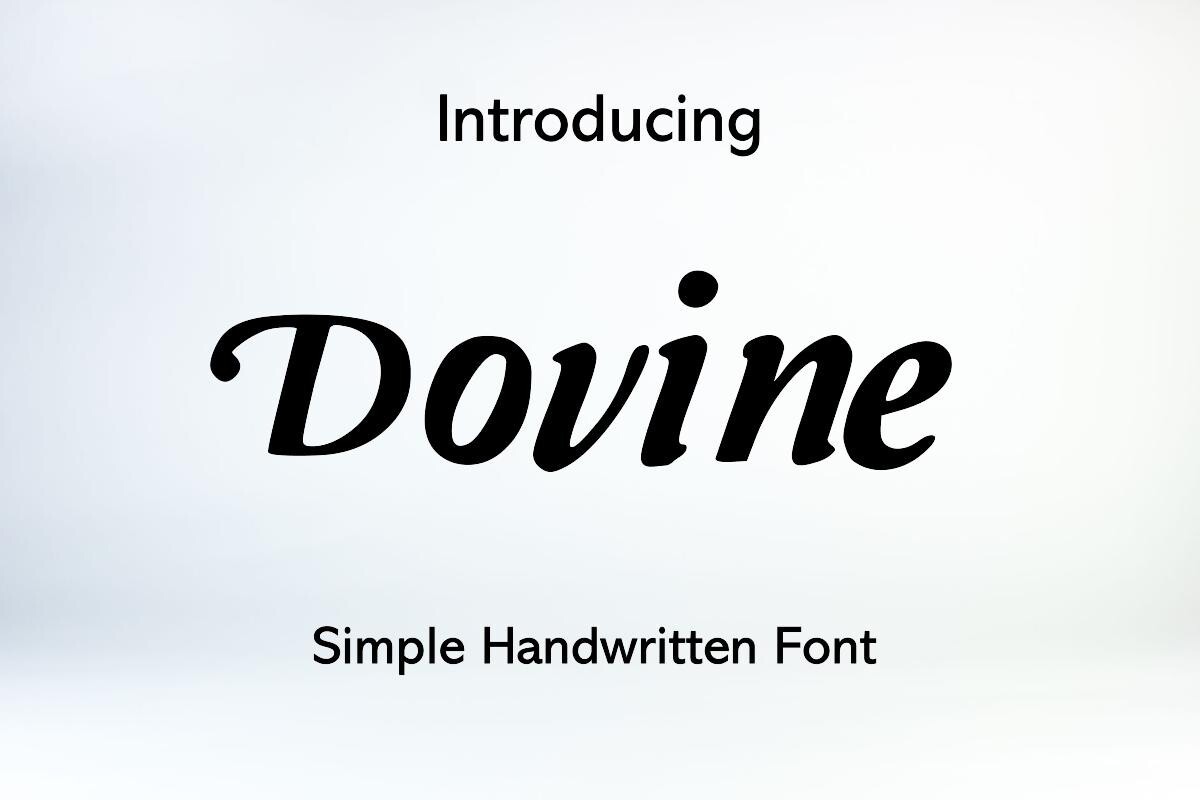 Dovine Font