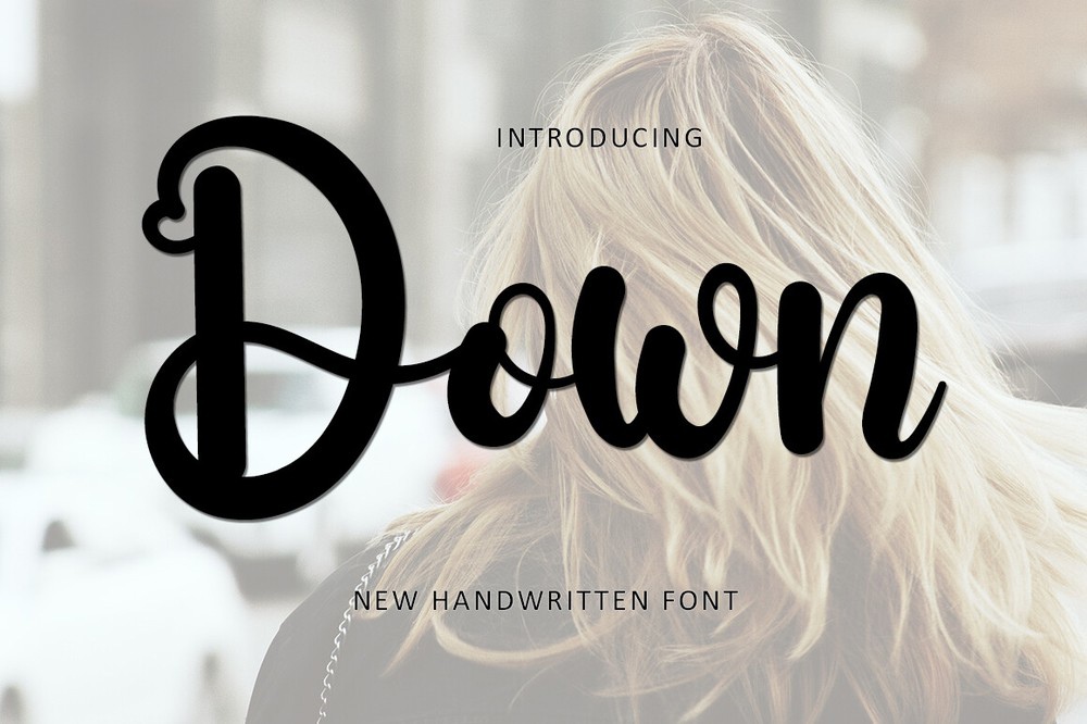 Down Font