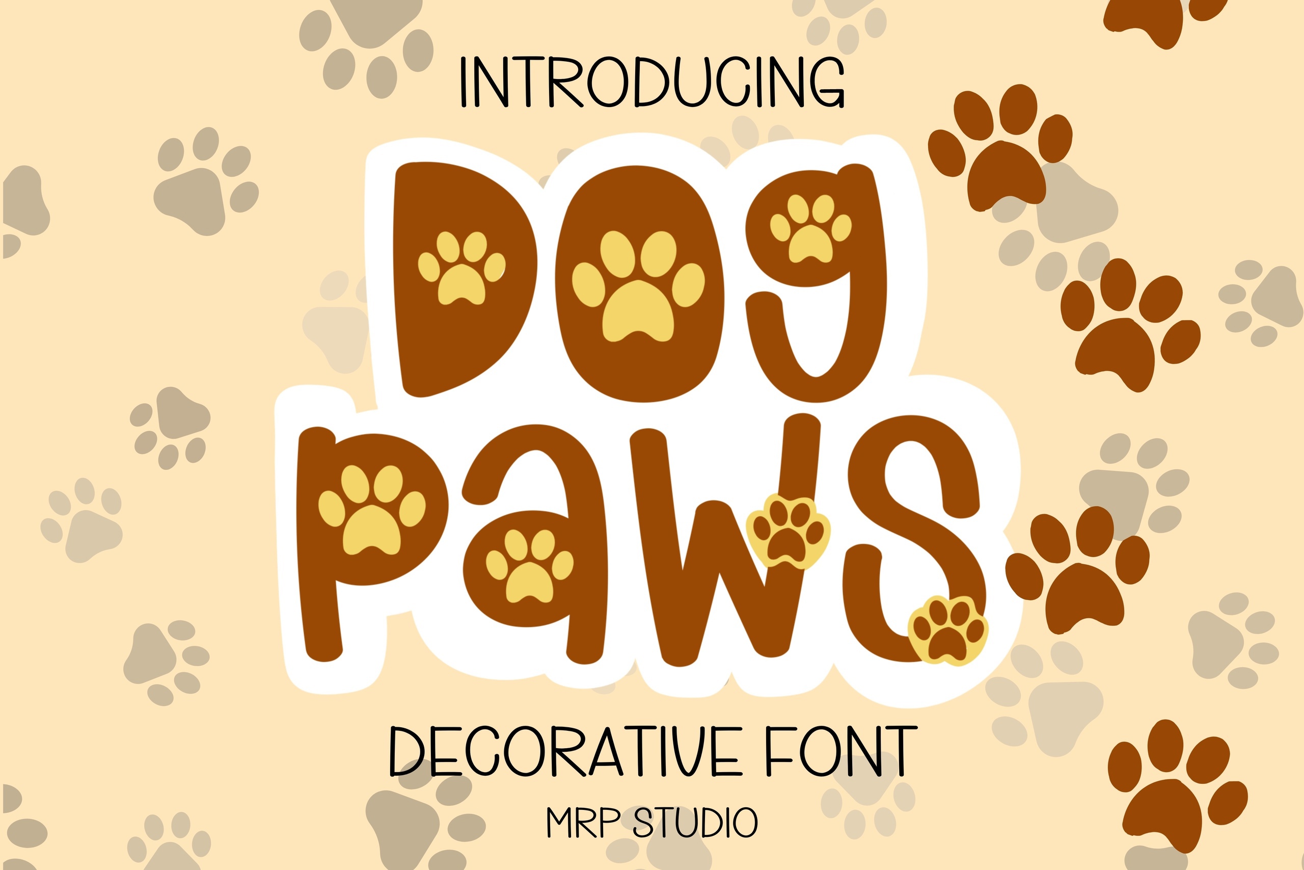 Dog Paws Font