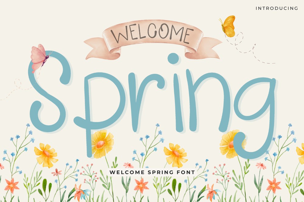 Welcome Spring Font