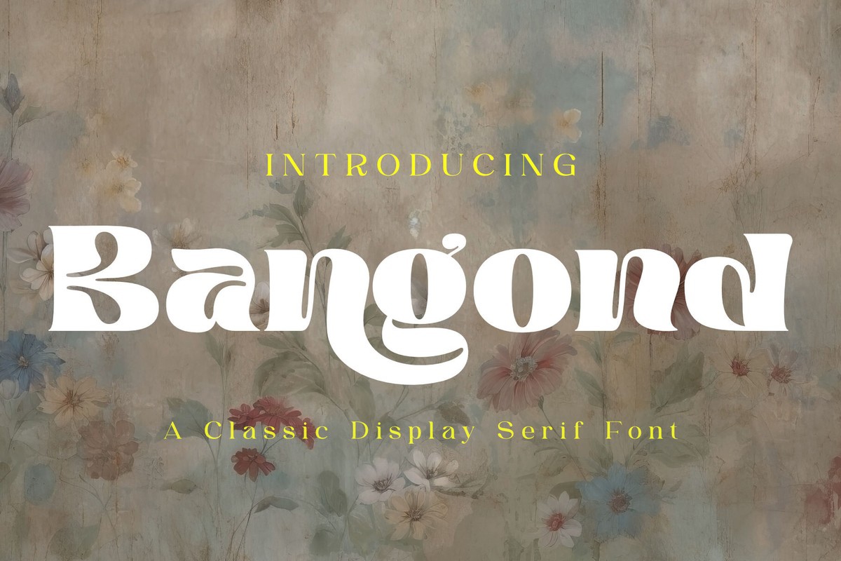 Bangond Font