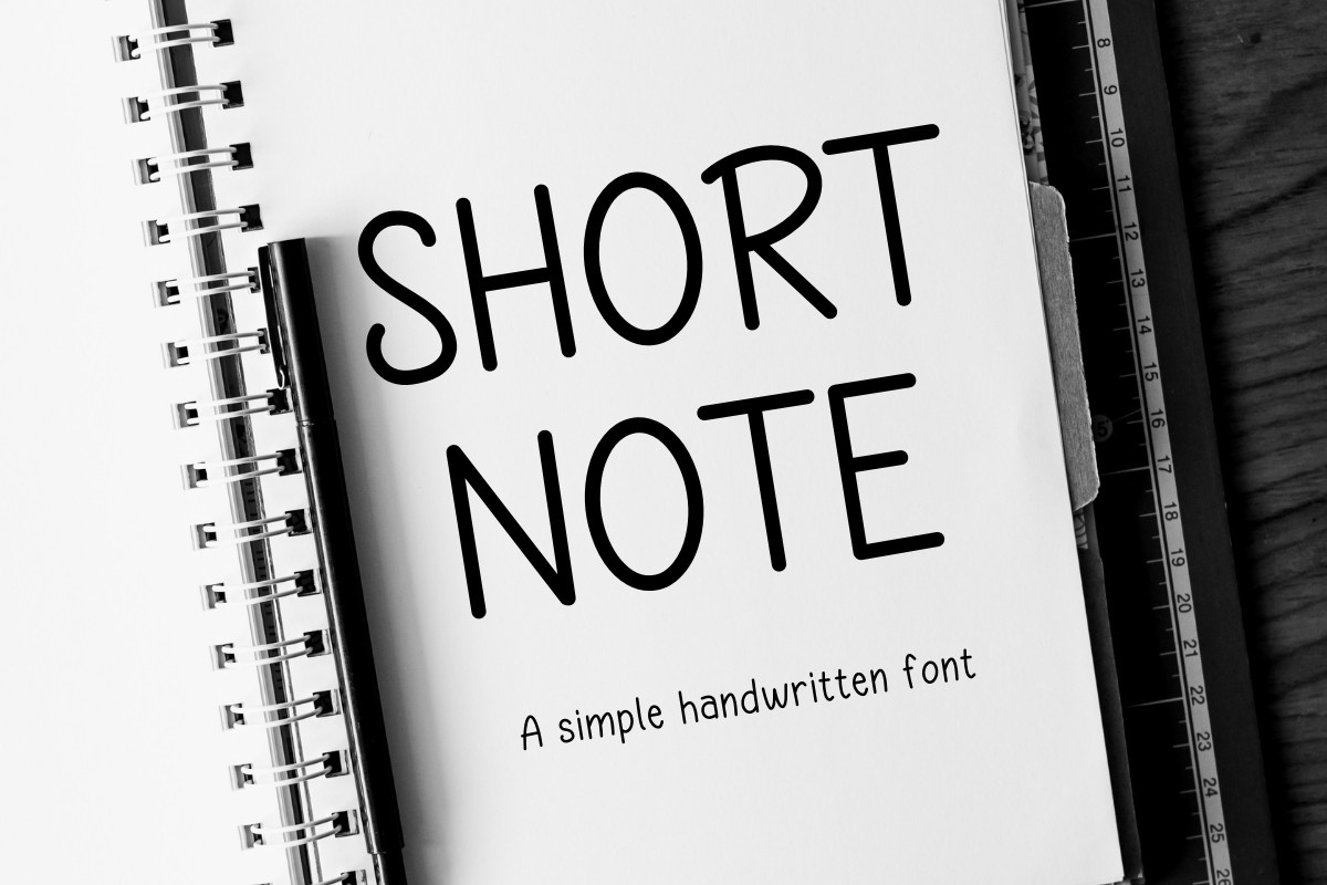 Short Note Font