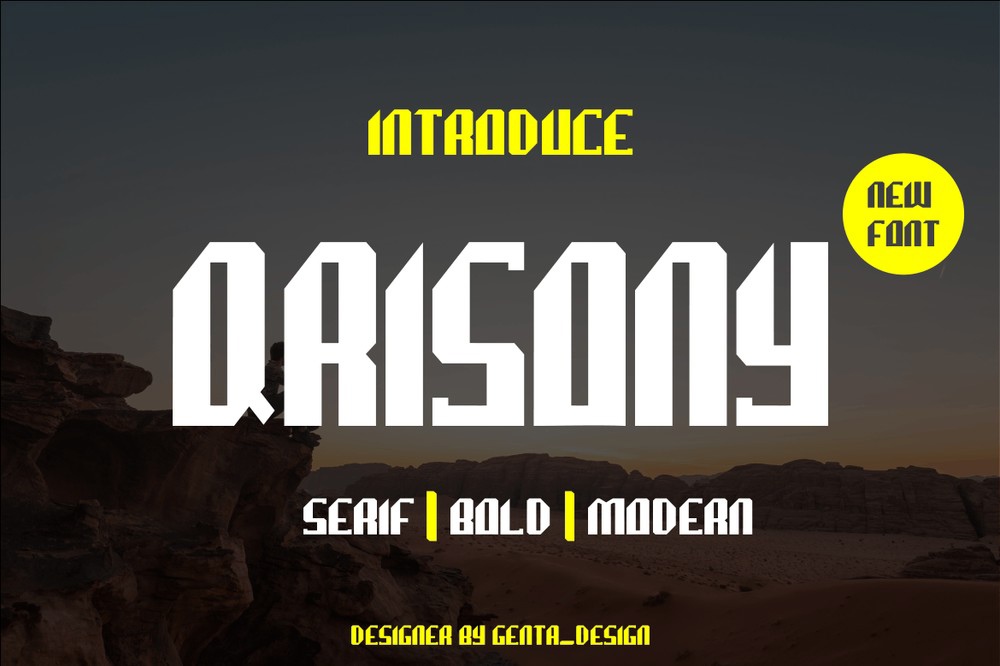 Qrisony Font