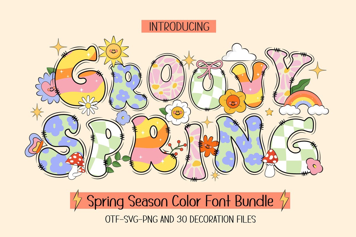 Groovy Spring Font