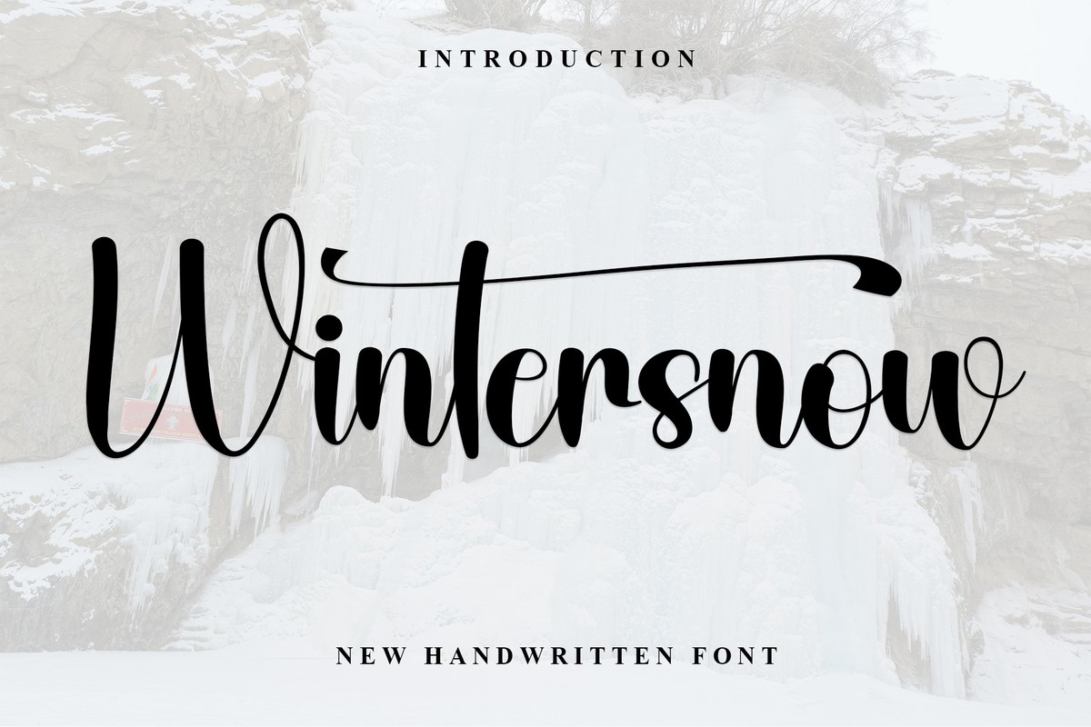 Wintersnow Font