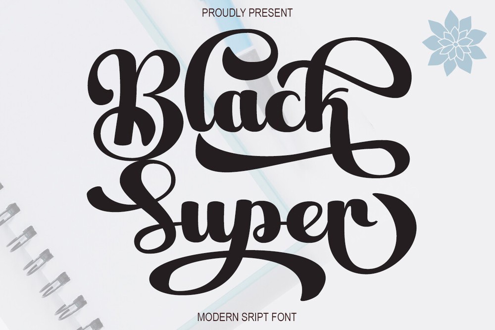 Black Super Font