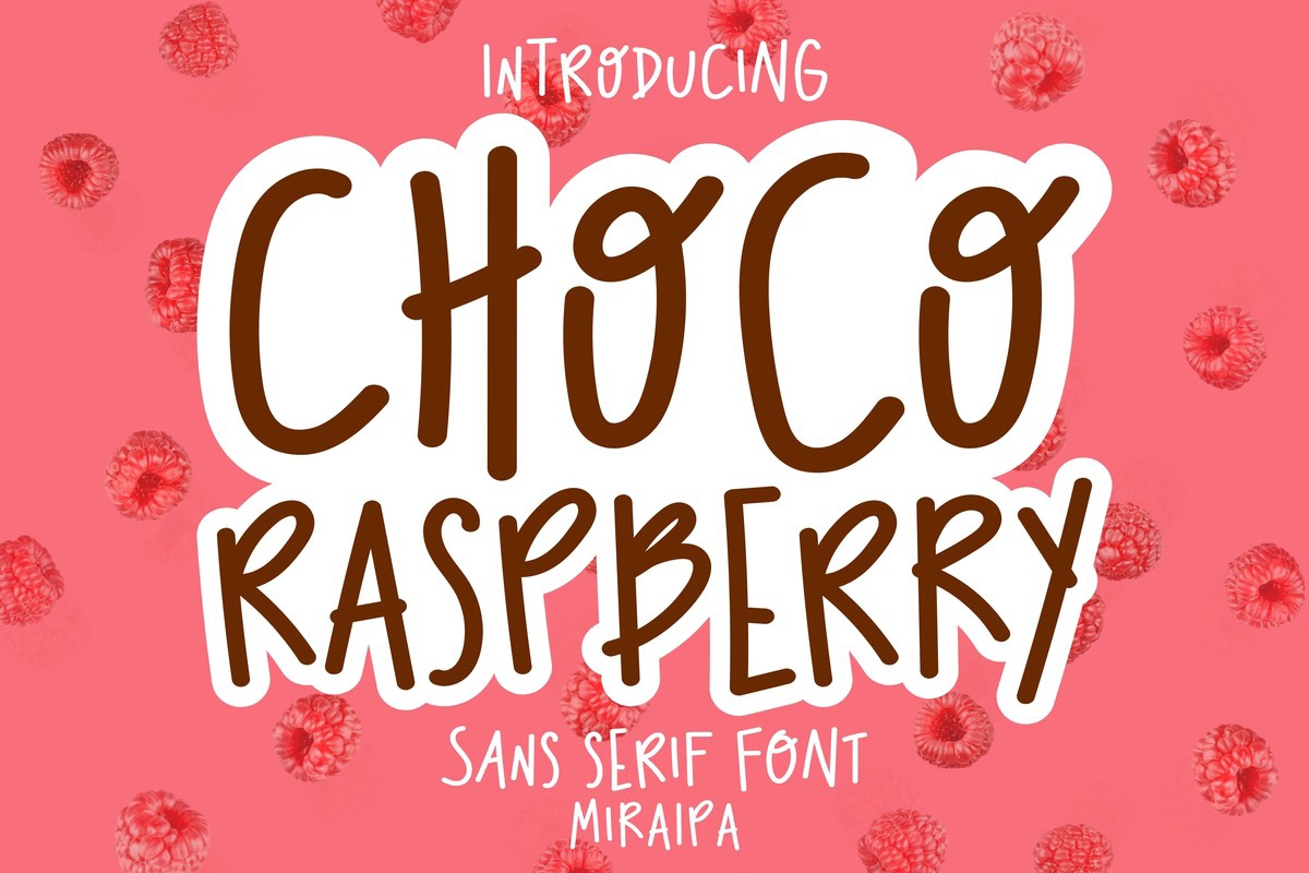 Choco Raspberry Font